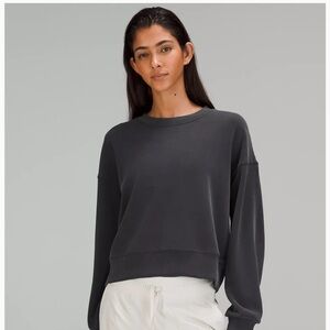 Lululemon softstreme perfectly oversized cropped crew